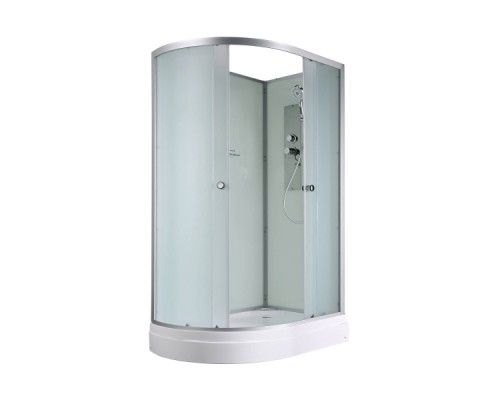 Душевая кабина AvaCan D2012RN AVA 120x80 правая, без крыши, стекла матовые, профиль хром