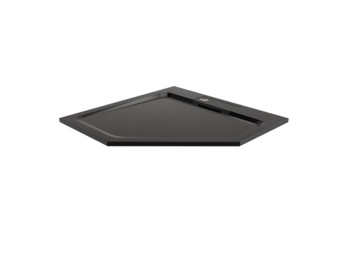 Душевой поддон трапеция RGW STA-61B черный искусственный камень cерия STA (90*90*35) 16330599-04