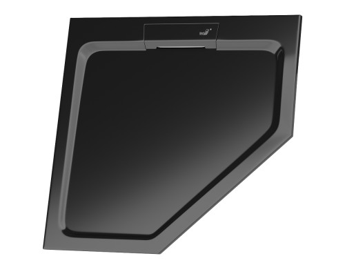 Душевой поддон трапеция RGW STA-61B черный искусственный камень cерия STA (90*90*35) 16330599-04