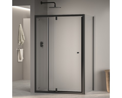 Душевой уголок RGW PA-44B (PA-02B NEW + Z-050-1B) прозрачное cтекло цвет профиля 6 мм 41084490-014