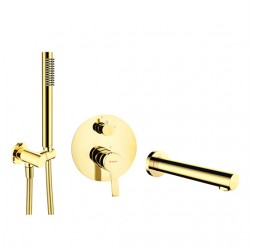 Deante Gold Система скрытого монтажа для ванной круглая, золотo