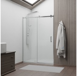 Раздвижная душевая дверь RGW TO-14 180*195 прозрачное стекло 8 мм 02071418-11