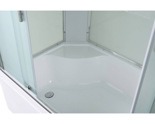 Душевая кабина AvaCan EM5912LN AVA 120x90 левая, без крыши, стекла матовые, профиль хром