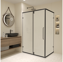 Душевой уголок RGW Classic CL-046B 185x120x90 (матовое стекло) черный 350904629-24