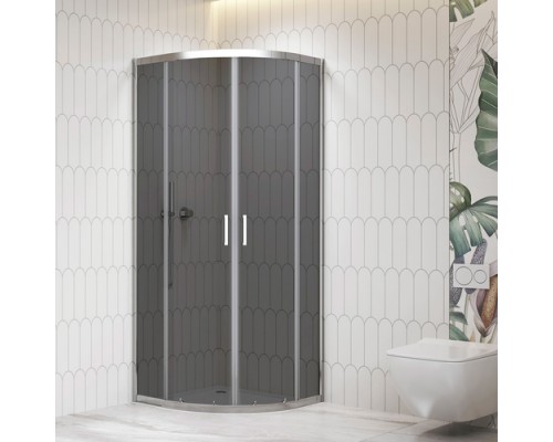 Душевой уголок RGW Classic CL-56 90x90 06095699-31 стекло тонированное, профиль хром, без поддона