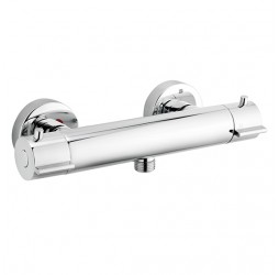 Deante Begonia Смеситель термостатический для душа круглый, хром