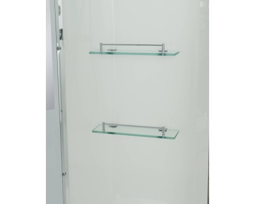 Душевая кабина AvaCan EM3912RN AVA 120x90 правая, без крыши, стекла матовые, профиль хром