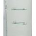 Душевая кабина AvaCan EM3912RN AVA 120x90 правая, без крыши, стекла матовые, профиль хром