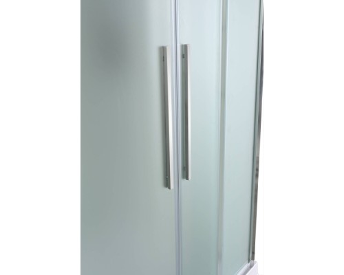 Душевая кабина AvaCan EM3912RN AVA 120x90 правая, без крыши, стекла матовые, профиль хром