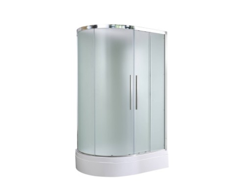 Душевая кабина AvaCan EM3912RN AVA 120x90 правая, без крыши, стекла матовые, профиль хром