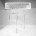Душевая кабина AvaCan EM3912RN AVA 120x90 правая, без крыши, стекла матовые, профиль хром
