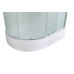 Душевая кабина AvaCan EM3912RN AVA 120x90 правая, без крыши, стекла матовые, профиль хром