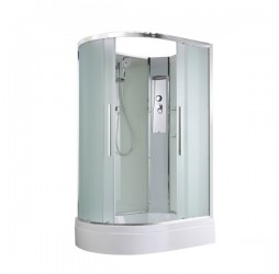 Душевая кабина Avacan EM3912RN AVA 120x90 правая, без крыши, стекла матовые, профиль хром