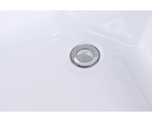 Душевая кабина AvaCan EM3912RN AVA 120x90 правая, без крыши, стекла матовые, профиль хром