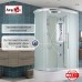 Душевая кабина Avacan EM3812RLED AVA 120x80 правая, LED, стекла матовые, профиль хром