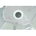 Душевая кабина Avacan EM3812RLED AVA 120x80 правая, LED, стекла матовые, профиль хром