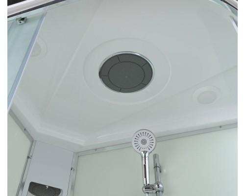 Душевая кабина Avacan EM2811LT AVA 110x80 левая, стандарт, стекла прозрачные. профиль хром