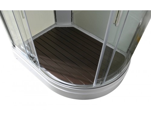 Душевая кабина Avacan EM2811LT AVA 110x80 левая, стандарт, стекла прозрачные. профиль хром