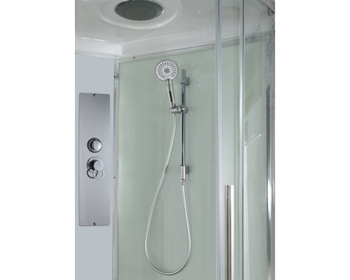 Душевая кабина Avacan EM3912LT AVA 120x90 левая, стандарт, стекла прозрачные, профиль хром