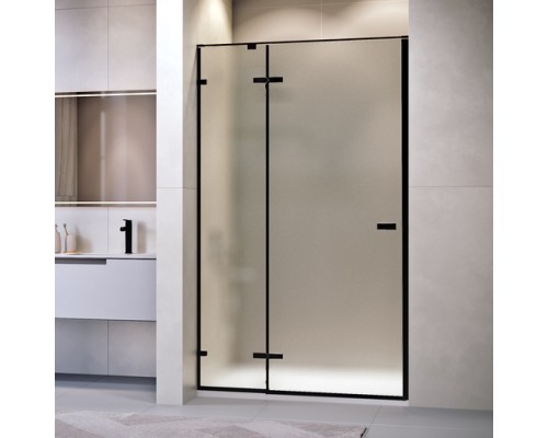 Распашная душевая дверь RGW SV-004-B 130*200 матовое стекло 8 мм 353200413-24