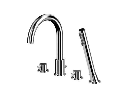 Смеситель для ванны на 4 отверстия WHITECROSS Y Y1232CR (хром)