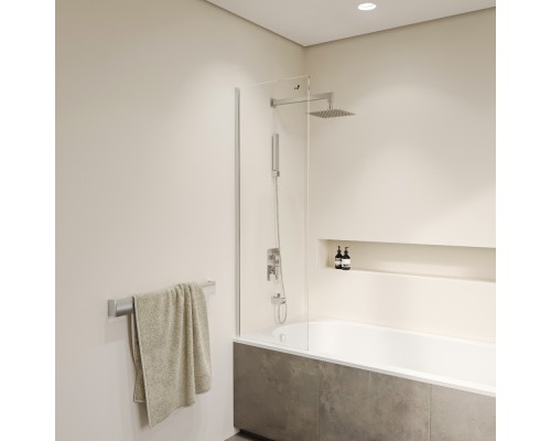 Стационарная шторка на ванну RGW SC-151 40*150 прозрачное стекло 8 мм 35110562840-11