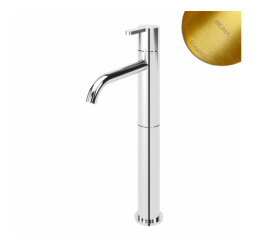 Смеситель для раковины высокий, настольный Leaf 167 002 0SR Sunrise