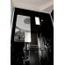 Душевая кабина AvaCan B10SLEDBLACK 98600, 100 x 100 см, LED-подсветка, с крышей, поддон высокий, стекло матовое, профиль хром