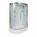 Душевая кабина AvaCan D312SREL AVA 120x90 с электрикой, правая, стекла матовые, профиль хром
