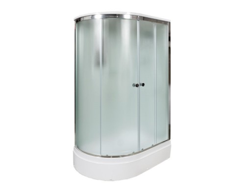 Душевая кабина AvaCan D312SREL AVA 120x90 с электрикой, правая, стекла матовые, профиль хром