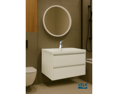 Тумба подвесная Vela Мира 80П под Classica (белый глянец) TU27104