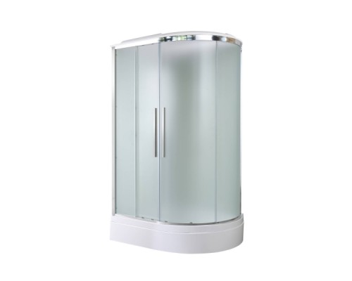 Душевая кабина Avacan EM3812LLED AVA 120x80 левая, LED, стекла матовые, профиль хром