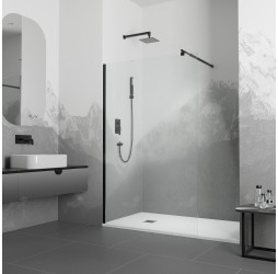 Душевую перегородку RGW WA-002 B неподвижное Walk In cтекло матовое 6 мм 100*195