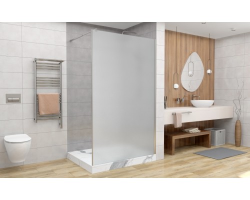 Душевая перегородка Avacan MC110MT AVA 110x200 стекла матовые, профиль хром