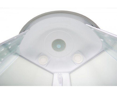 Душевая кабина AvaCan L910EL AVA 100x100 с электрикой (стекла матовые с рисунком)