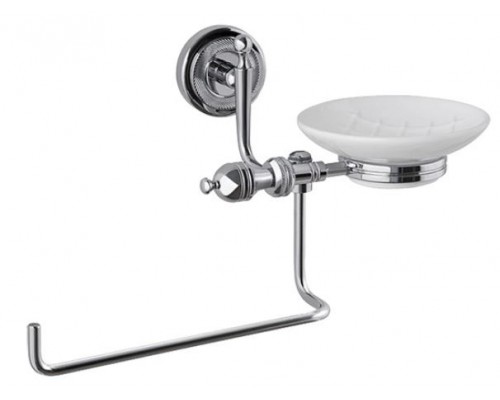 Полотенцедержатель с мыльницей Caprigo Royal 6618 c/c