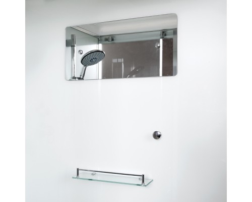 Душевая кабина AvaCan D511 AVA 110x110 без крыши, стекла матовые, профиль хром