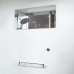 Душевая кабина AvaCan D511 AVA 110x110 без крыши, стекла матовые, профиль хром