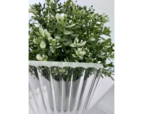 Душевая перегородка RGW WA-08 неподвижное Walk In cтекло Ribbed, 8 мм 80*195 xром 06100808-151