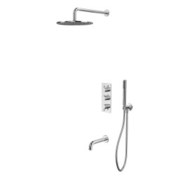 Термостатическая система для ванны скрытого монтажа WHITECROSS Y YSET11CR (хром)