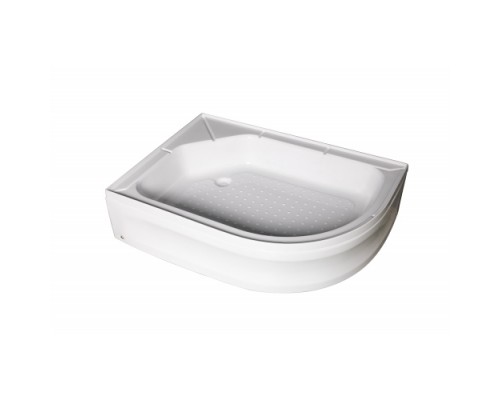 Душевой поддон акриловый ассиметричный RIVER  WEMOR 120/80/24 L 1200*800*240 мм