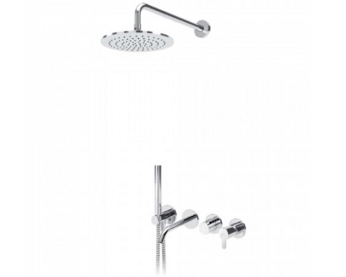 Душевой набор, скрытого монтажа, душевой лейкой Ø250 мм и наливом на ванну Leaf 167 240 0SR Sunrise