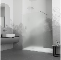 Душевую перегородку RGW WA-02 неподвижное Walk In cтекло Cora, 6 мм 120*185 xром