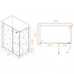 Душевой уголок RGW Stilvol SV-040B 160x90 черный, матовое 353204069-24
