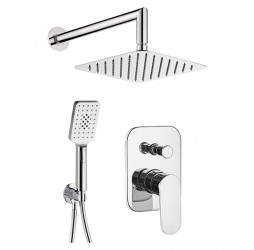 Deante Alpinia Душевая система скрытого монтажа, хром