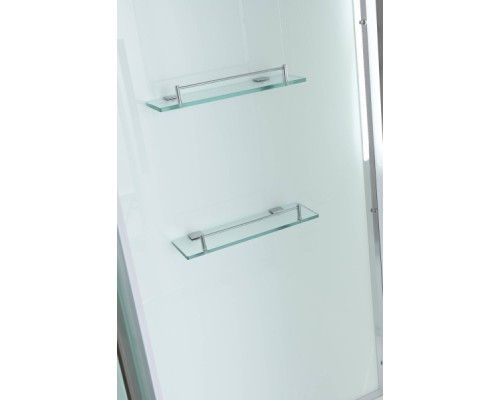 Душевая кабина Avacan EM3090LEDT AVA 90x90 LED, стекла прозрачные, профиль хром