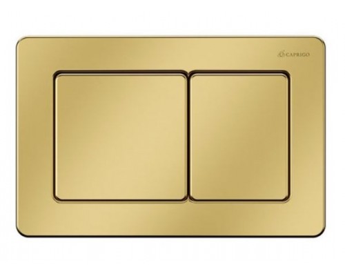 Кнопка для инсталляции Caprigo BRICKS Steel матовое золото BS003-oro