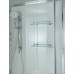 Душевая кабина Avacan A2010LED AVA 100x100 LED, стекла прозрачные, профиль хром