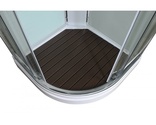 Душевая кабина Avacan A2010LED AVA 100x100 LED, стекла прозрачные, профиль хром