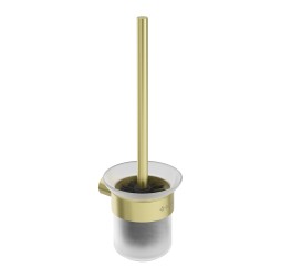 Deante Round Gold BR Ершик для унитаза подвесной, браш. золото